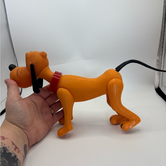 Vintage 1960s-70s Pluto Dog Mickey Walt Disney R. Dakin 10” Plastic Toy Figure - Picture 3 of 5